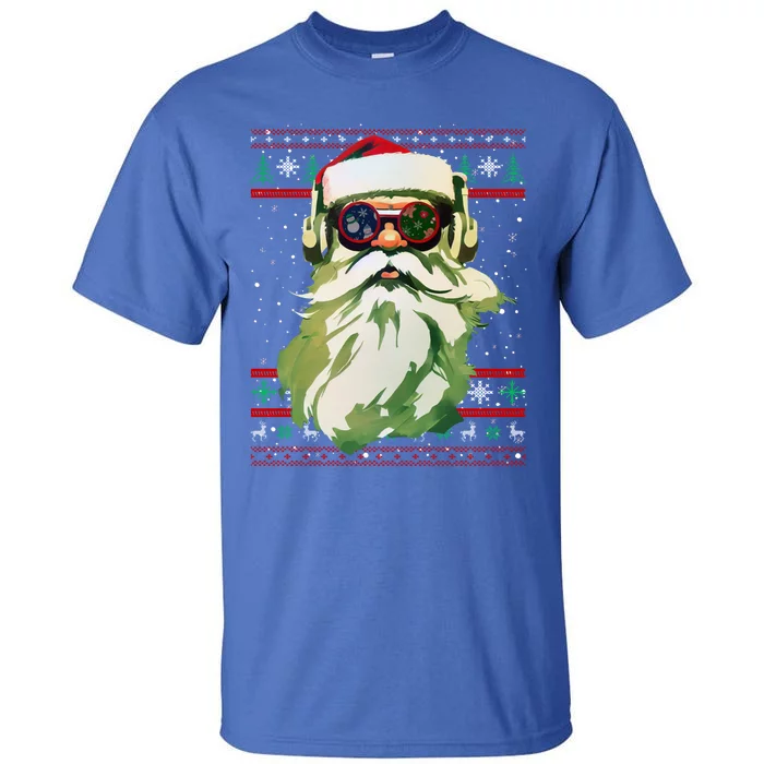 Santa Dj Edm Costume And Novelty Christmas Dj Meaningful Gift Tall T-Shirt