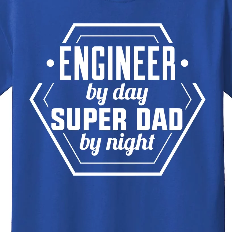 Super Dad Engineer Clothing Gift Kids T-Shirt