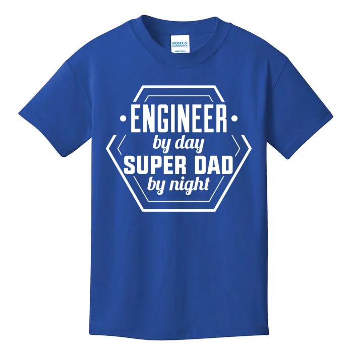 Super Dad Engineer Clothing Gift Kids T-Shirt