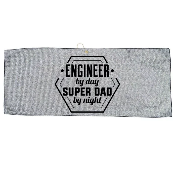 Super Dad Engineer Clothing Gift Large Microfiber Waffle Golf Towel