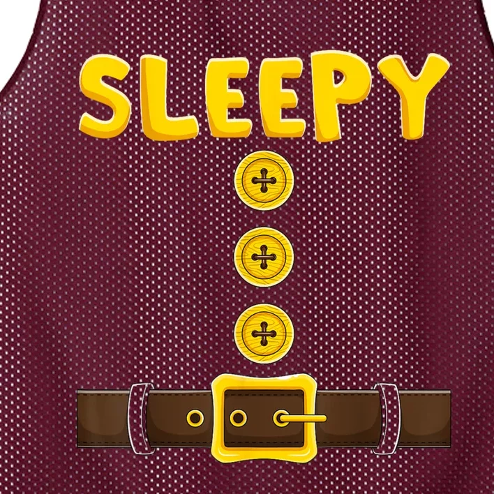 Sleepy Dwarf Easy Halloween Mesh Reversible Basketball Jersey Tank