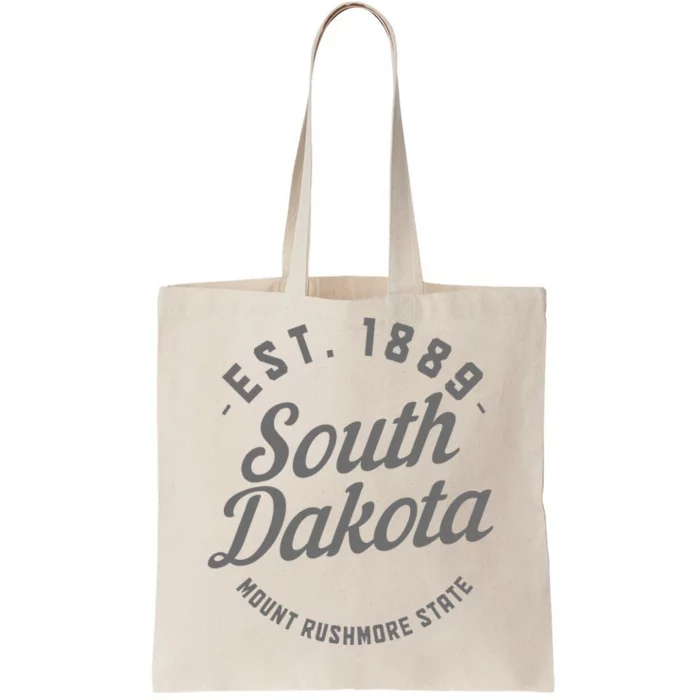 South Dakota Est. 1889 Vintage Mount Rushmore State Pride Tote Bag