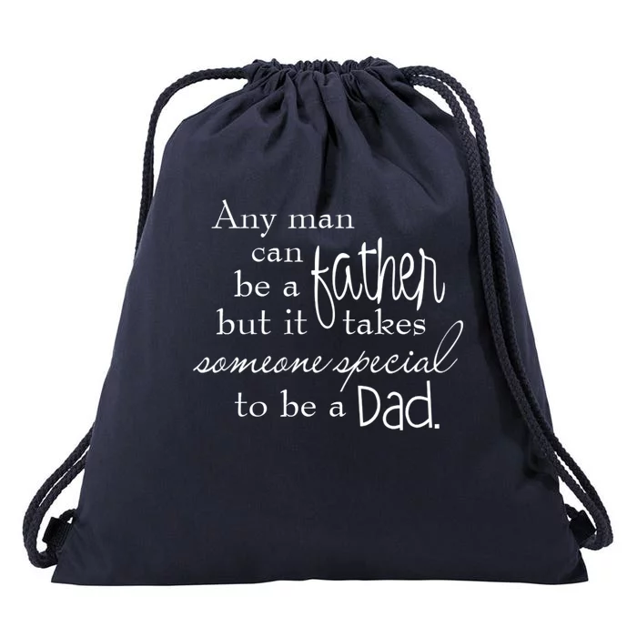 Special Dad Father's Day Gift Quote Drawstring Bag