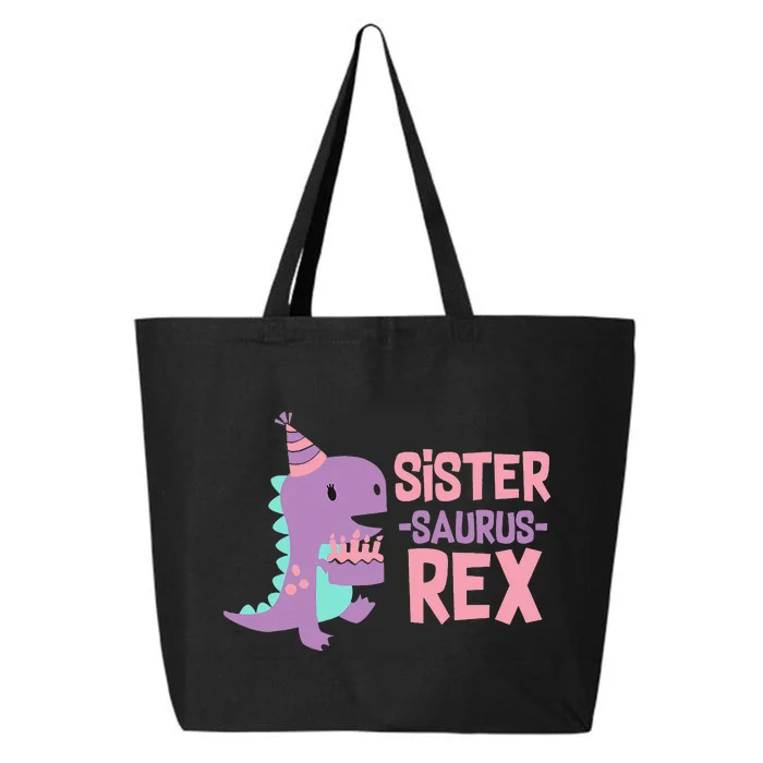 Sister Dinosaur Family Matching Dino Birthday Party 25L Jumbo Tote