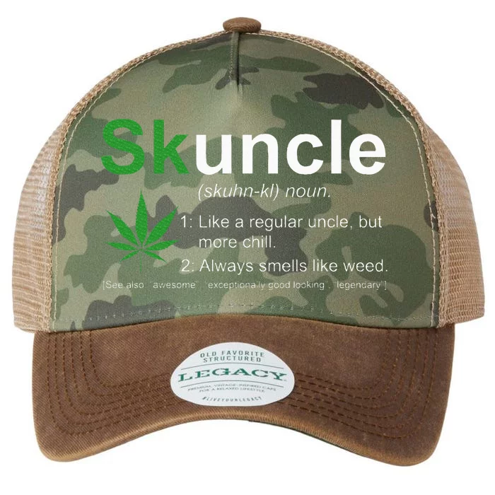 Skuncle Definition Funny Weed Pot Cannabis Marijuana Uncle Legacy Tie Dye Trucker Hat