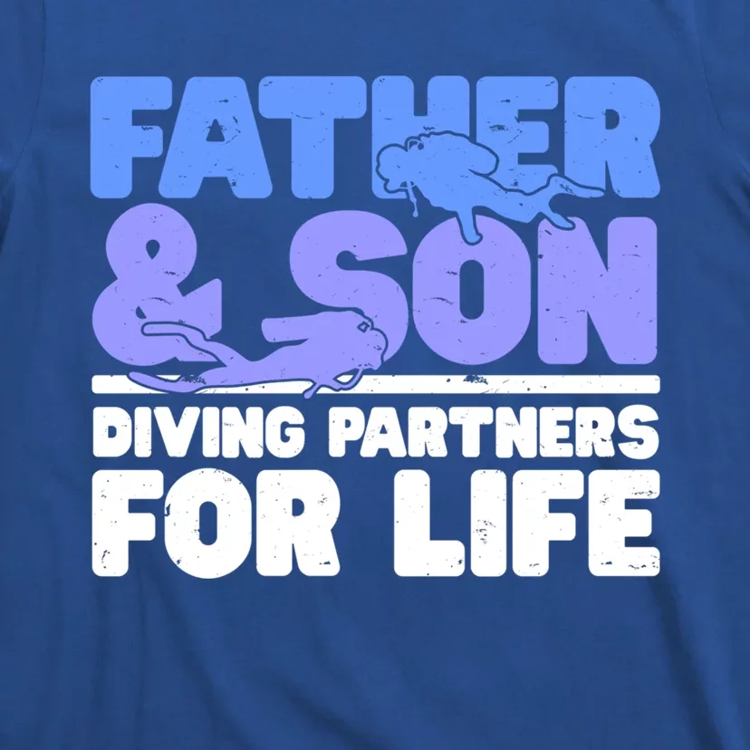 Scuba Diving Father And Son Diving Partners For Life Gift T-Shirt