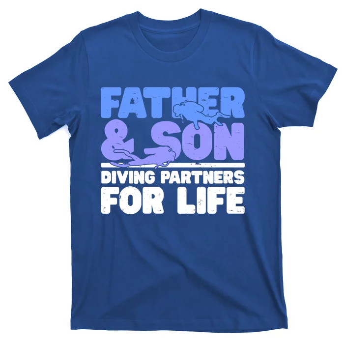 Scuba Diving Father And Son Diving Partners For Life Gift T-Shirt