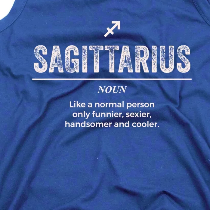 Sagittarius Definition Funny Zodiac Gift Tank Top