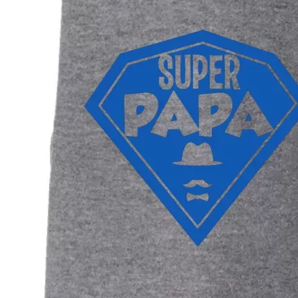 Super Dad Fathers Day Doggie 3-End Fleece Hoodie