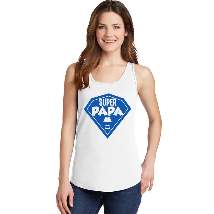 Super Dad Fathers Day Ladies Essential Tank