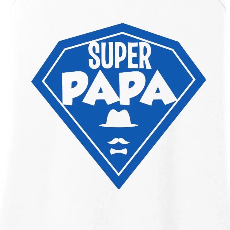 Super Dad Fathers Day Ladies Essential Tank