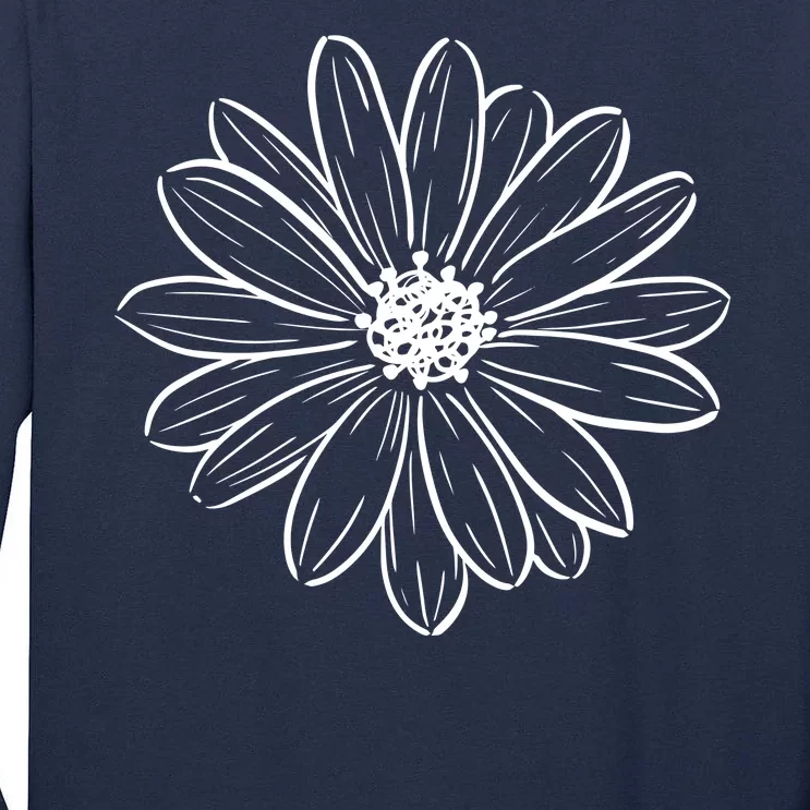 Spring Daisy Floral Tall Long Sleeve T-Shirt