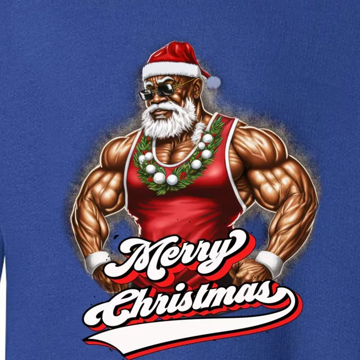 Santa Deadlift Fitness Christmas Funny Gym Christmas Cute Gift Toddler Sweatshirt