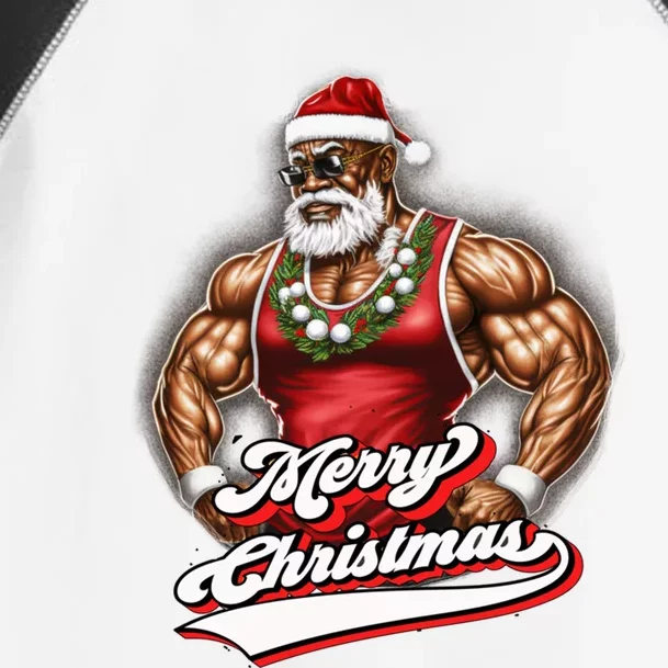 Santa Deadlift Fitness Christmas Funny Gym Christmas Cute Gift Toddler Fine Jersey T-Shirt