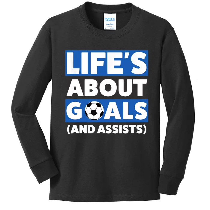 Soccer Design For Soccer Boy Kids Long Sleeve Shirt