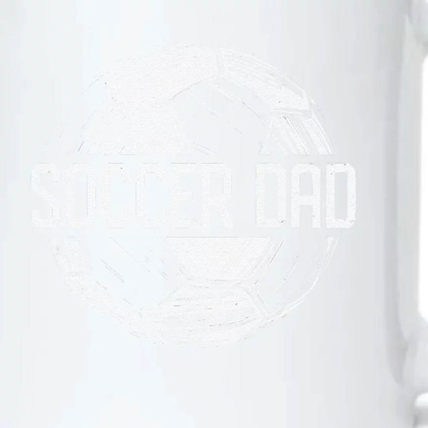 Soccer Dad Funny Soccer Lover Dad Papa Fathers Day Gift Black Color Changing Mug