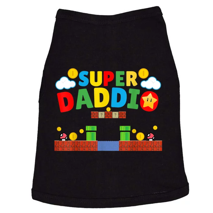 Super Dad Father's Day Gamer Daddy Super Daddio Doggie Tank