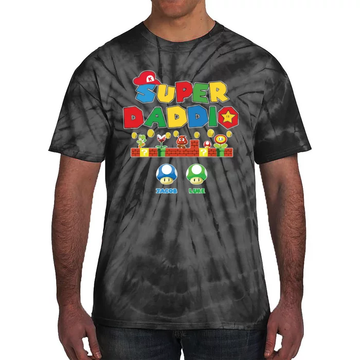 Super Daddio Father's Day Gamer Daddy Tie-Dye T-Shirt