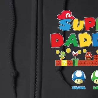 Super Daddio Father's Day Gamer Daddy Full Zip Hoodie