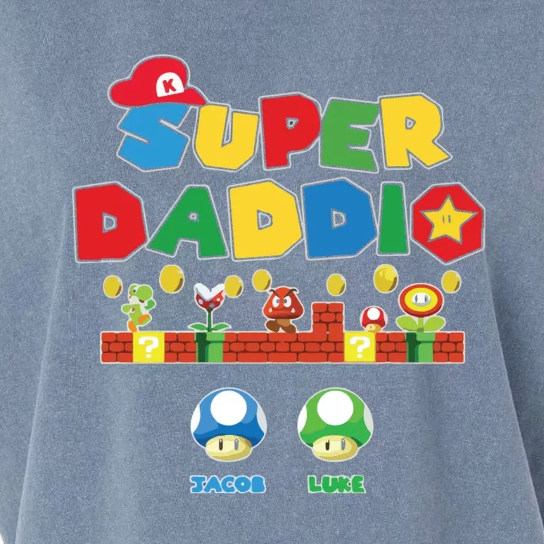 Super Daddio Father's Day Gamer Daddy Garment-Dyed Women's Muscle Tee