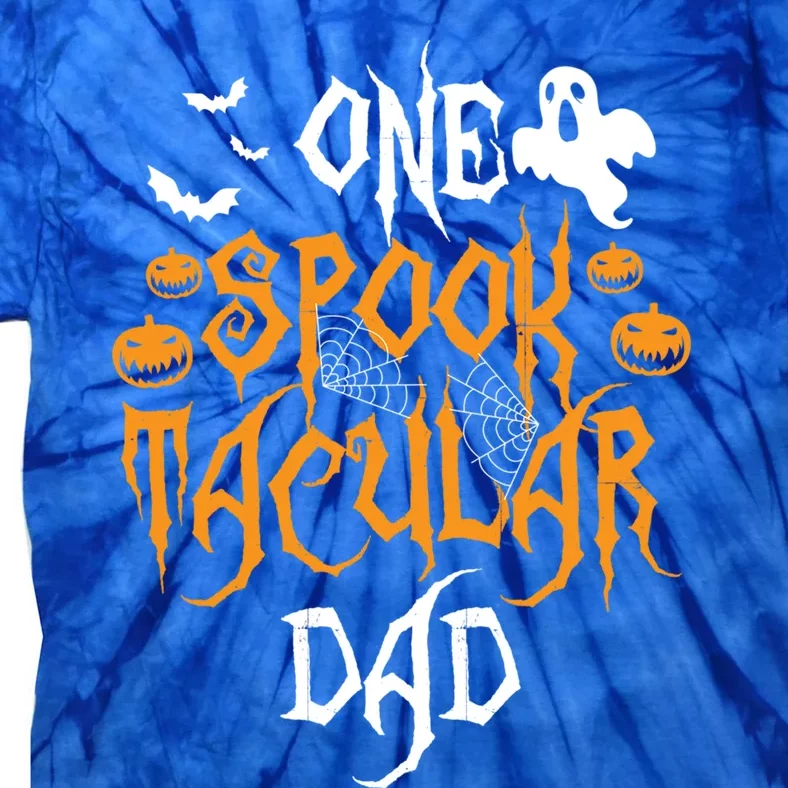 Spooktacular Dad Father Matching Family Halloween Gift Tie-Dye T-Shirt