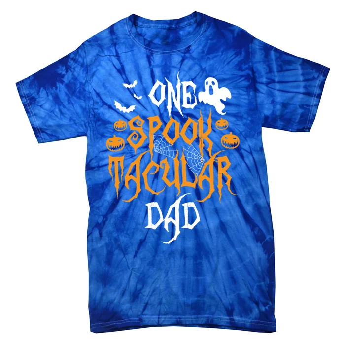 Spooktacular Dad Father Matching Family Halloween Gift Tie-Dye T-Shirt