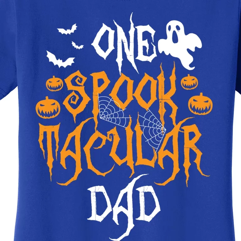 Spooktacular Dad Father Matching Family Halloween Gift Women's T-Shirt