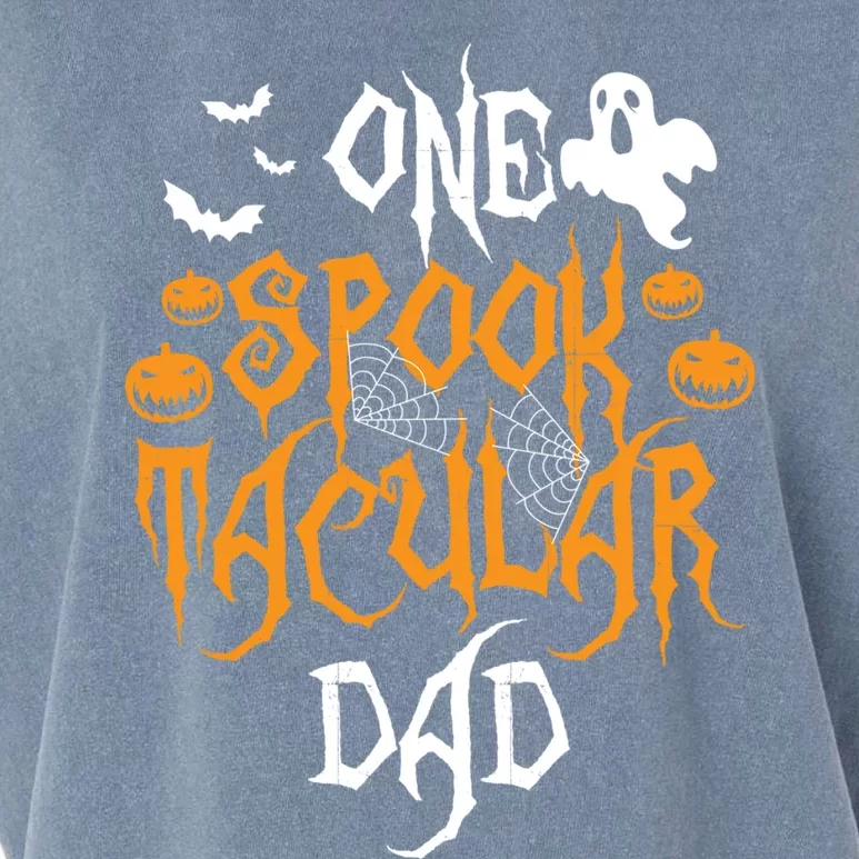 Spooktacular Dad Father Matching Family Halloween Gift Garment-Dyed Women's Muscle Tee