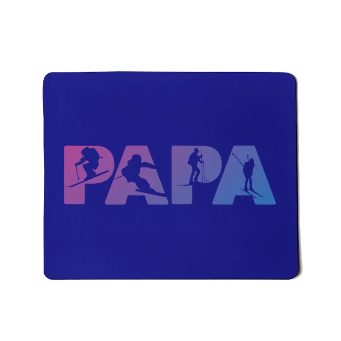 Skiing Dad Funny Gift Skiing Husband Funny Gift Meaningful Gift Mousepad