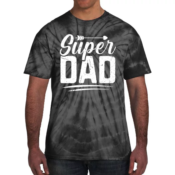 Super Dad FatherS Day Graphic Tie-Dye T-Shirt