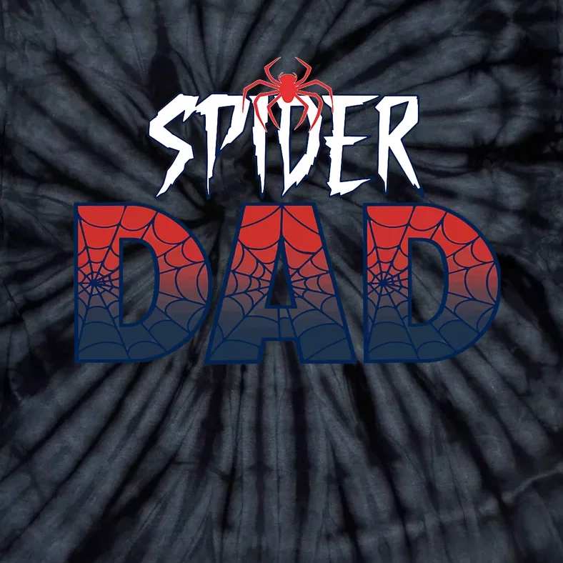 Spider Dad Funny FatherS Day Family Spider Tie-Dye T-Shirt