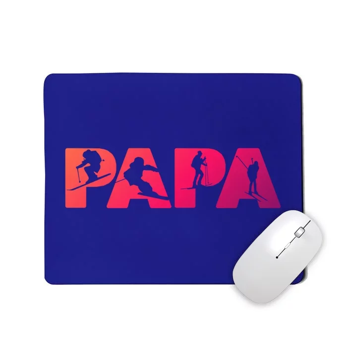 Skiing Dad Funny Gift Skiing Husband Funny Gift Meaningful Gift Mousepad