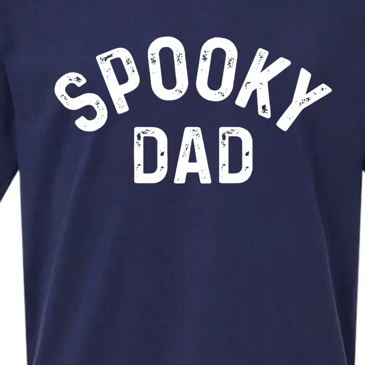 Spooky Dad Family Matching Halloween Father Daddy Costume Sueded Cloud Jersey T-Shirt