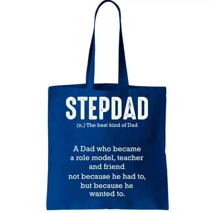 Stepdad Definition Family Parental Bonus Dad Proud Daddy Gift Tote Bag