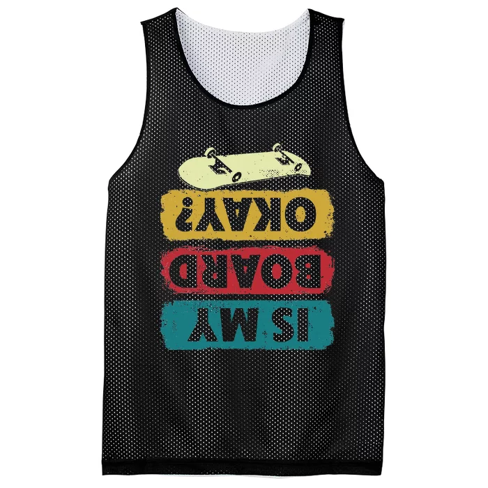 Skateboarding Design For Skater Skateboard Mesh Reversible Basketball Jersey Tank