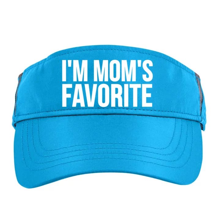 Son Daughter Funny Im Moms Favorite Cool Gift Adult Drive Performance Visor