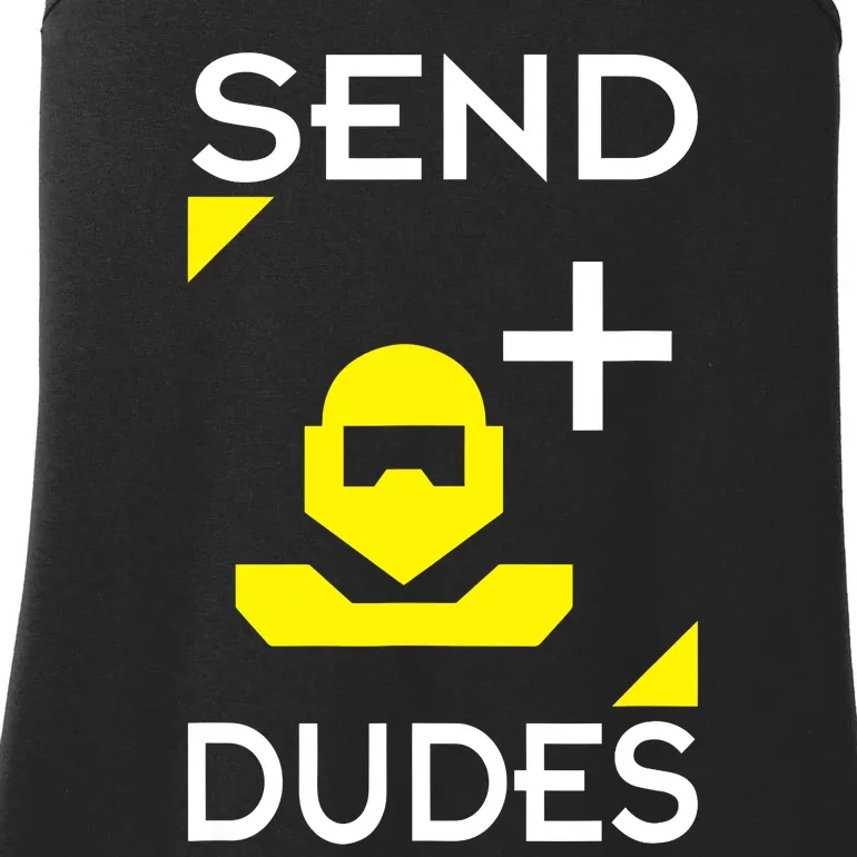 Send Dudes Funny Gamer Meme Ladies Essential Tank