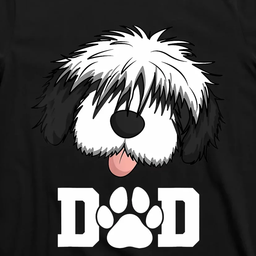 Sheepadoodle Dad Father Gift Idea for Father's Day T-Shirt