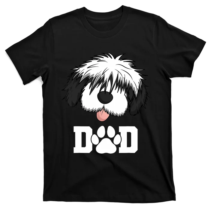 Sheepadoodle Dad Father Gift Idea for Father's Day T-Shirt