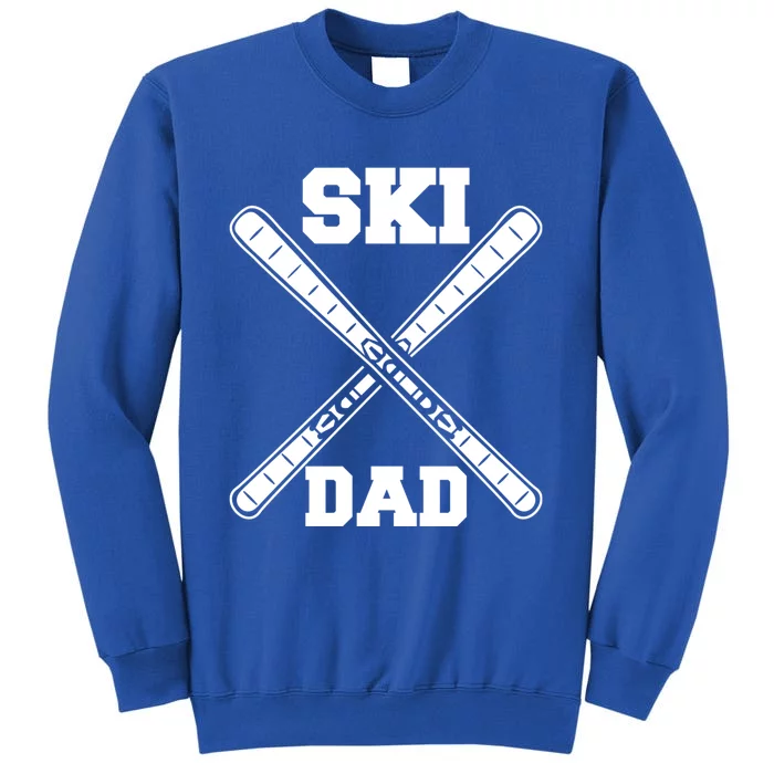 Ski Dad Father Skiing Skier Gift Tall Sweatshirt