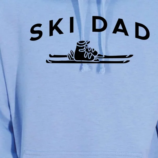 Ski Dad Father Skiing Skier Gift Unisex Surf Hoodie