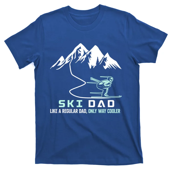 Ski Dad Funny Cute Winter Skiing Gift T-Shirt