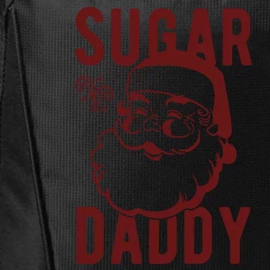 Sugar Daddy Funny Santa Christmas City Backpack