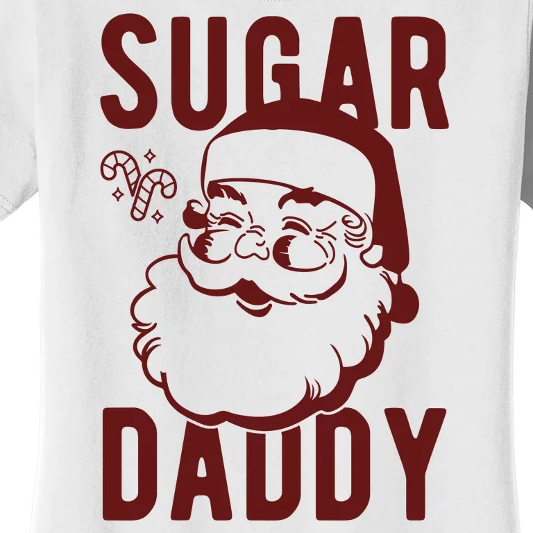 Sugar Daddy Funny Santa Christmas Women's T-Shirt