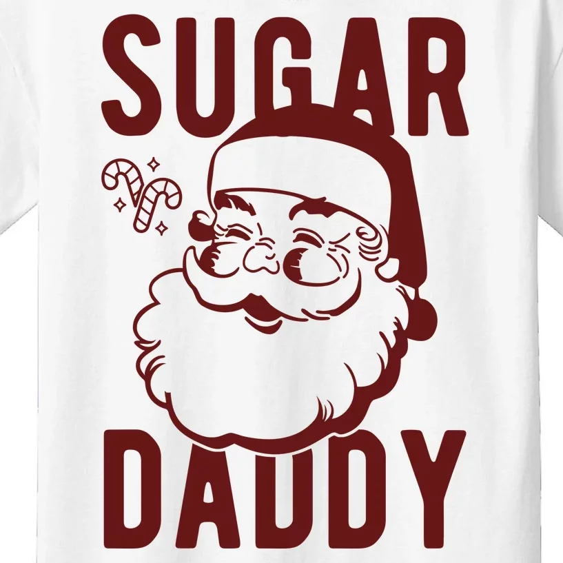 Sugar Daddy Funny Santa Christmas Kids T-Shirt