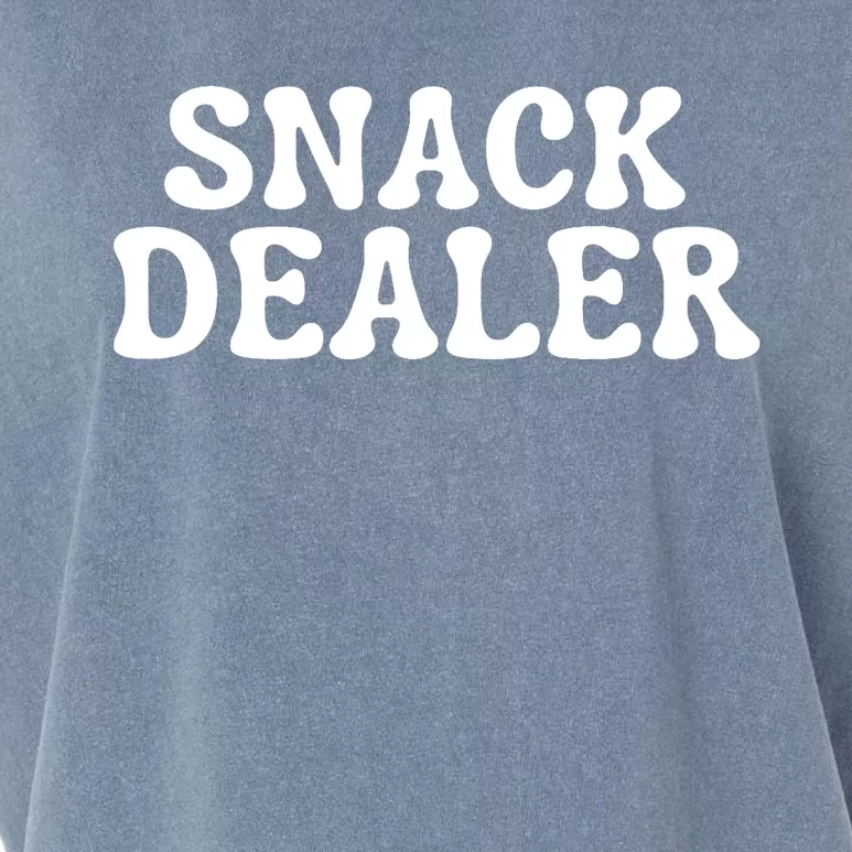 Snack Dealer Funny Mom Snack Time Snacking Joke Garment-Dyed Women's Muscle Tee