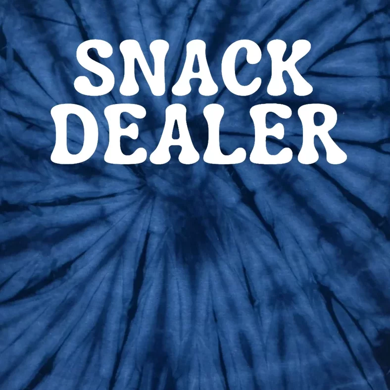 Snack Dealer Funny Mom Snack Time Snacking Joke Tie-Dye T-Shirt