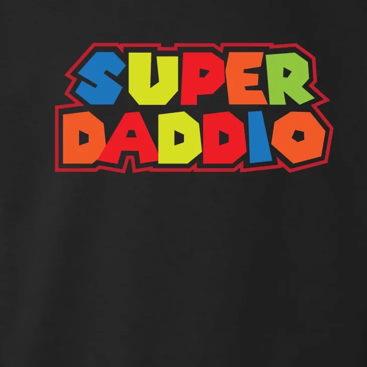 Super Daddio Funny Super Dad Daddy Father Toddler Hoodie