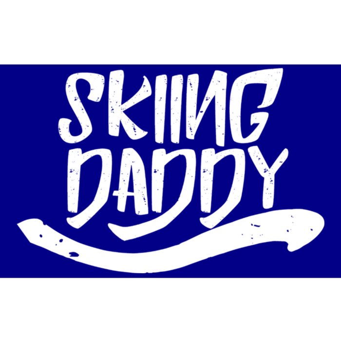 Skiing Daddy Father Dad Ski Skier Gift Bumper Sticker