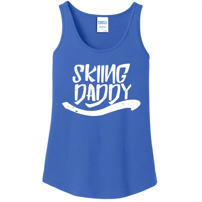 Skiing Daddy Father Dad Ski Skier Gift Ladies Essential Tank